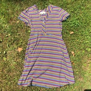 no comment brand multi colored dress